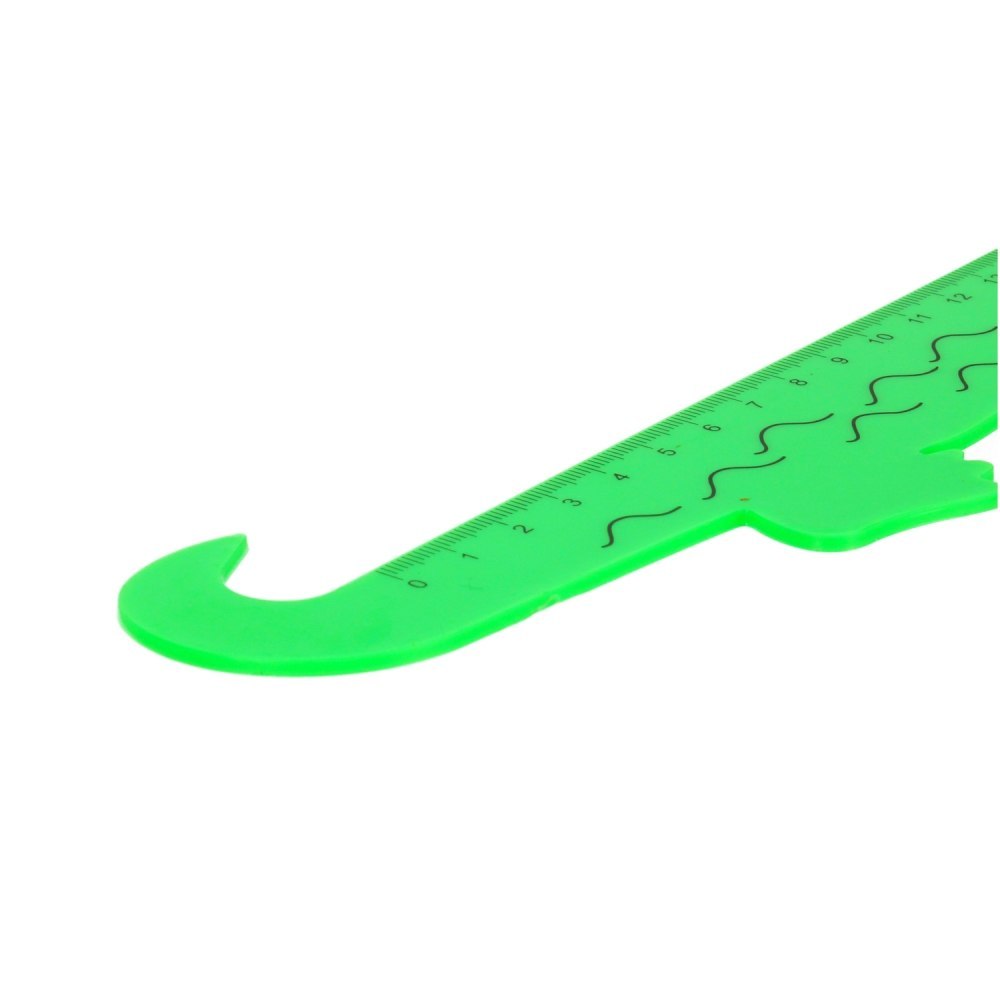 RÈGLE PLASTIQUE CROCODILE 15 CM STARPAK 470964